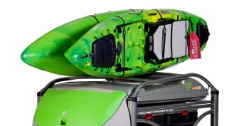 Kayak Trailer in travel mode