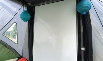 GO Bed/ Table Panel hanging on the wall