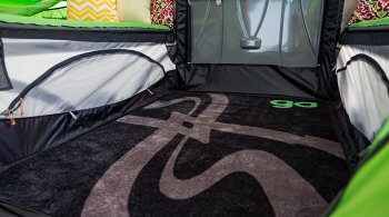 SylvanSport Rug 3/4 view inside GO