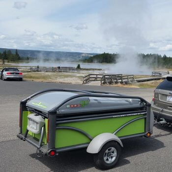 GO Camper trailer closed side view