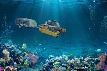 GO Submarine under water